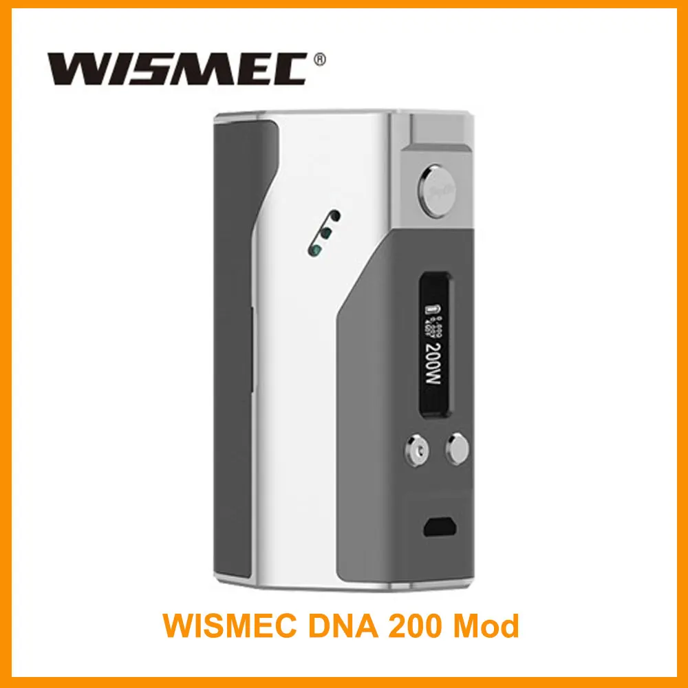 

Original Wismec Reuleaux DNA200 kit DNA 200W kit DNA Temperature Control TC/ VW Mod 0.91 inch OLED screen E-Cigarette