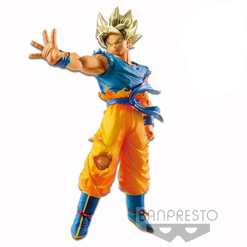 Tronzo Оригинальные фигурки Dragon Ball Banpresto Broly Goku Vegeta Gogeta Zamasu ПВХ Фигурки игрушки Супер Saiyan Фигурки игрушки