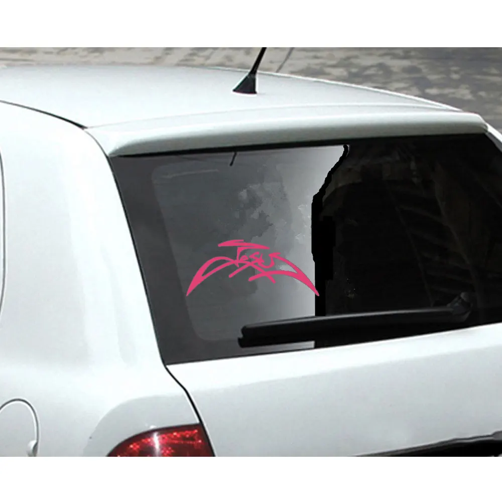 42530 15cm6.3cm Religious Christian Jesus Name Stickers Decal Notebook Car Laptop Trucks Tool Boxes Macbook Window  Vinyl  Stickers
