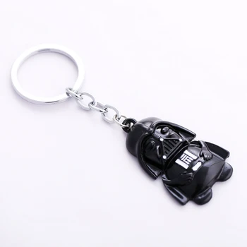 

12pcs/lot Star Wars Key Chain Darth Vader Key Rings For Gift Chaveiro Car Keychain Jewelry Movie Key Holder Souvenir