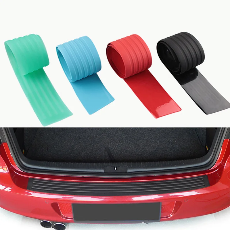

Car Trunk Door Crash Protection Strip Car Styling Scratch Protection Strip Anti-Scratch Plating Universal for SUV Truck 41 inch