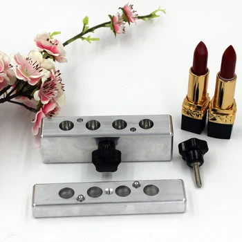 

DIY handmade lipstick making tool 4 Hole Lipstick Mold High Quality Lipsticks Mould Crafts Tool Kit Accessories Balm Stand