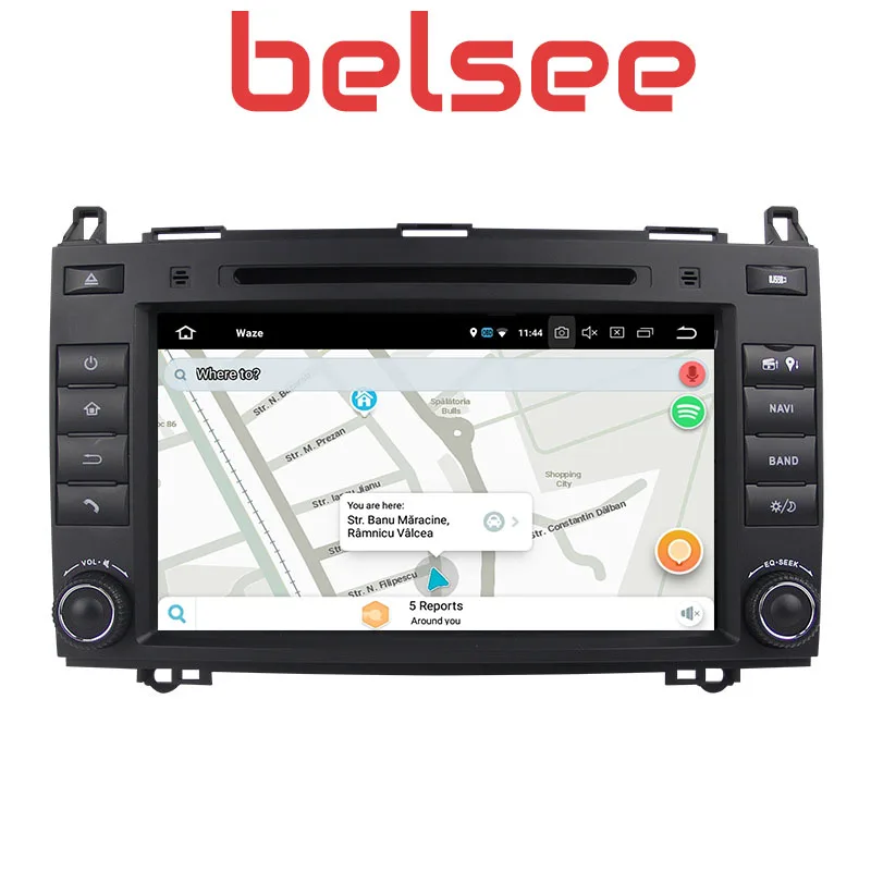 Perfect Belsee Android 8.0 Autoradio Radio Car GPS Navigation Unit Mercedes Benz A-Class W169 B200 B180 B-Class W245 Sprinter Viano Vito 4