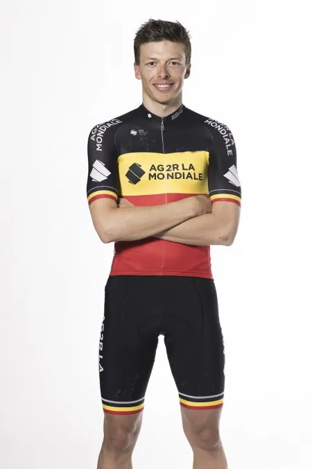 

2018 AG2R PRO TEAM BELGIUM CHAMPION SHORT SLEEVE CYCLING JERSEY SUMMER CYCLING WEAR ROPA CICLISMO+ BIB SHORTS 3D GEL PAD SET