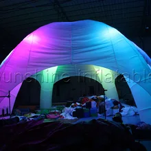 Горячая открытый надувная палатка-паук, Белый Свадебный праздник события надувной шатер, надувной навес