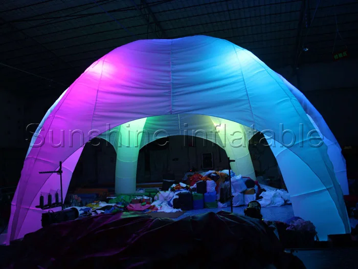 

Hot selling outdoor inflatable spider tent, white wedding party event inflatable marquee, inflatable canopy