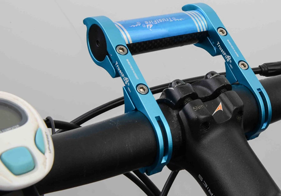 TrustFire велосипедный светильник из углеродного волокна на руль удлинитель кронштейн подставка держатель для вспышки велосипедный светильник Аксессуары для велосипеда