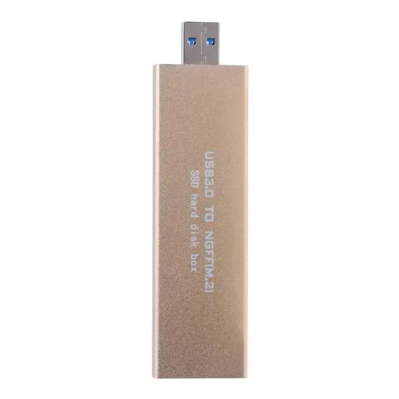 Алюминий 512G USB3.0 для M.2 SSD USB к NGFF B Ключ твердотельный жесткий диск переносной бокс внешний корпус для жесткого диска адаптер для 2242/2260/2280