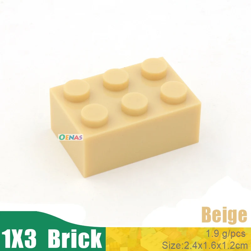 100g 50pcs/lot Educational Toy Creative Classic Plastic Building Blocks Accessories 2X3 Bricks DIY Kit Compatible With L*goes