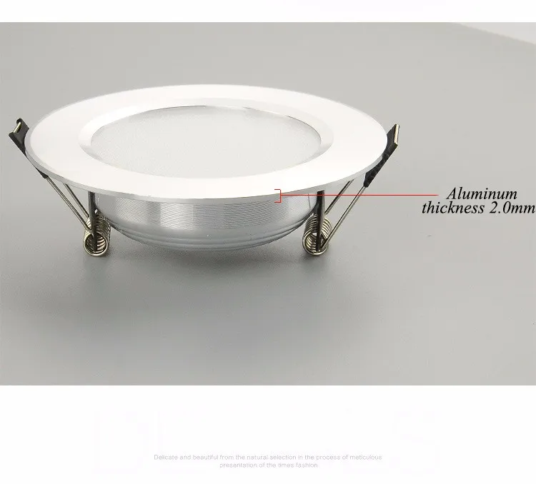 downlighters 1pcs Changeable Led Downlight 5w 7w 9w 12w Ceiling Recessed Light Silver Frame 3 Color Change Warm Nature Cool White AC180-240V smart downlights