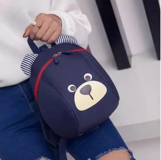 Детский рюкзак с животным узором, с веревкой, для детей 1, 3, 5 лет, для мальчиков и девочек, детская сумка через плечо