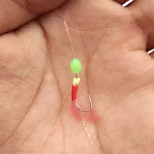 120pcs Sabiki Fishing Wobbler Bait Rigs & Luminous Bean Fishing Hooks Ocean Fly Saltwater Glow-in-Dark Sabiki Rigs