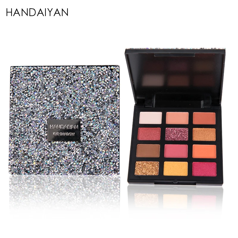 

Eye shadow pallete make up glitter diamond disc pearly matte sequins