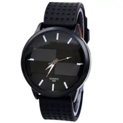 Отличное качество relogio мужские спортивные часы для мужчин повседневное Мода стерео поверхности Силиконовые кварцевые s наручные часы #40