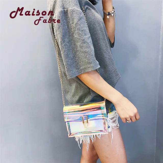 2018 Maison Fabre Fashion Women Laser Transparent Crossbody Bags 2018 Maison Fabre Fashion Women Laser Transparent Crossbody Bags Messenger Shoulder Bag Beach P