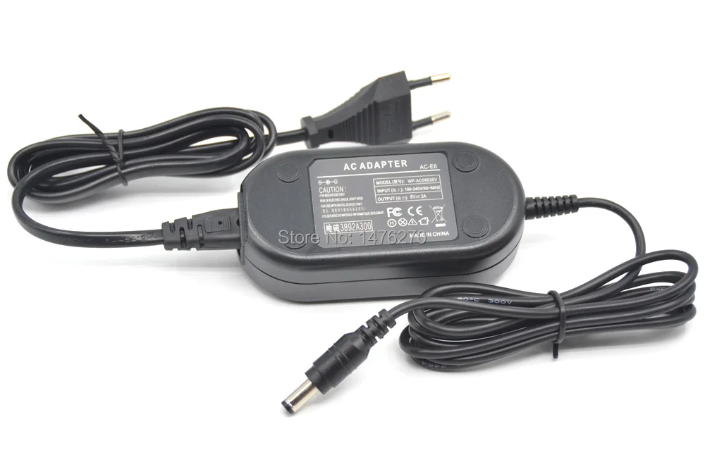 Адаптер питания для фотоаппарата DC 5 5*2 1 8V 3A подходит Фотоаппарата Canon EOS 60D 70D 6D 7D 5D