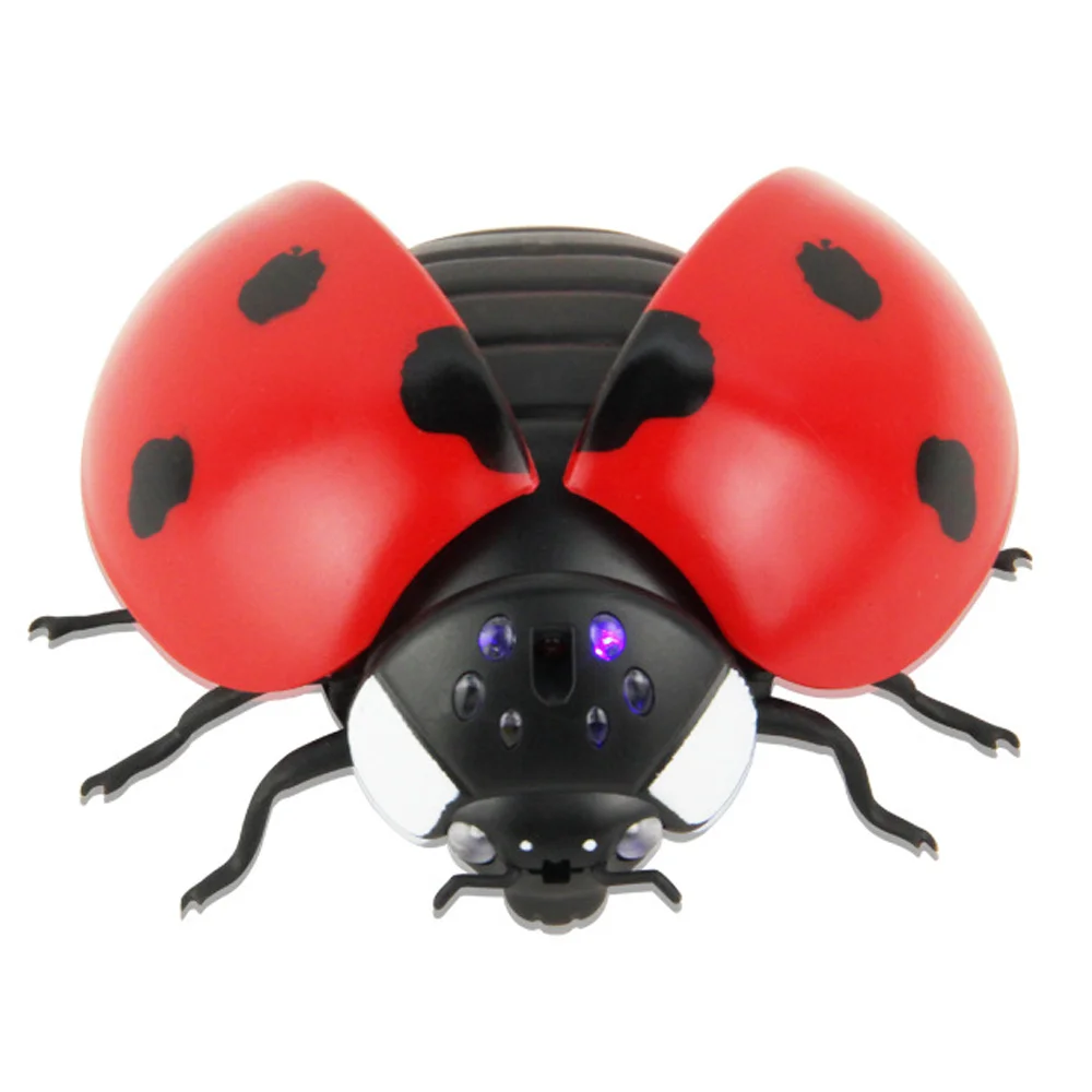 Пульт дистанционного управления насекомые электрические жуки игрушки Rc насекомые божья коровка Пластиковые эмуляции электронные компоненты инфракрасные вечерние макет