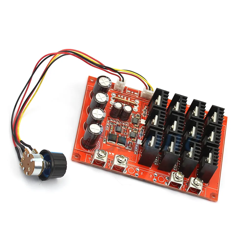 DC 10-50V 60A контроль скорости двигателя PWM HHO RC control ler 12V 24V 48V 3000W MAX