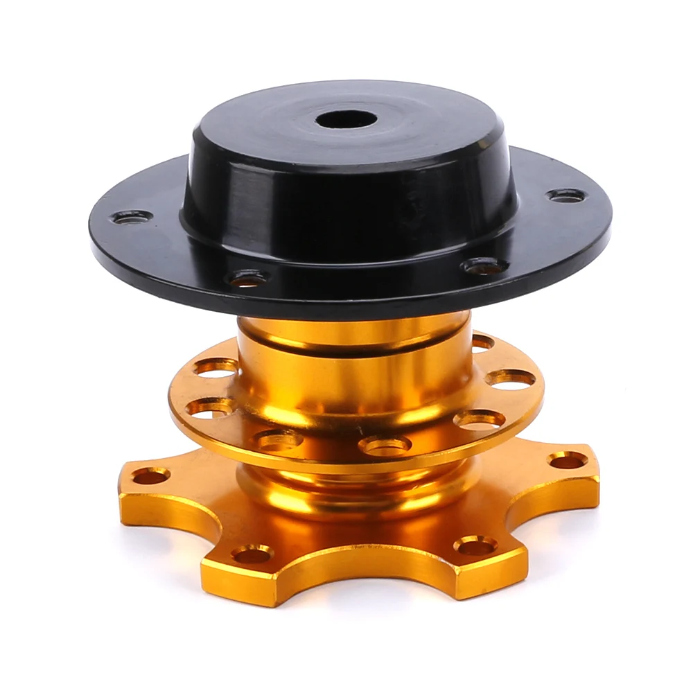 CNSPEED Universal 6 Hole Racing Steering Wheel Quick Release Hub Volante Adapter Removable Snap Off Boss Kit|boss kit|steering wheel quick