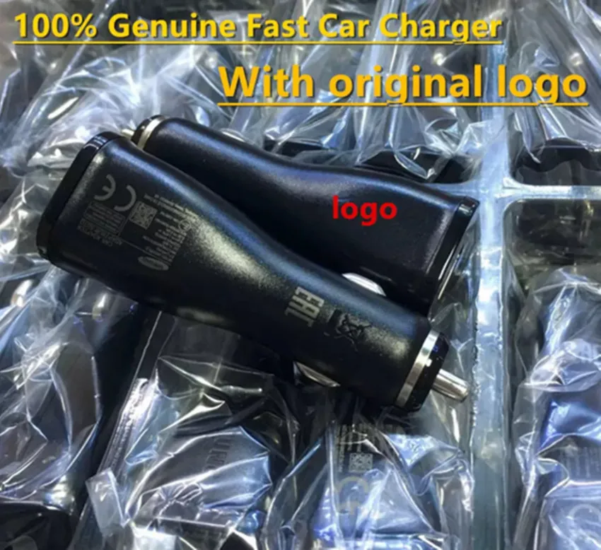 

100pcs/lot DHL Original quality 15w 9V-1.67A or 5V-2A USB Fast Car Charger Adapter For S6 S7 S8 Edge Note 5 100% Fast Charging