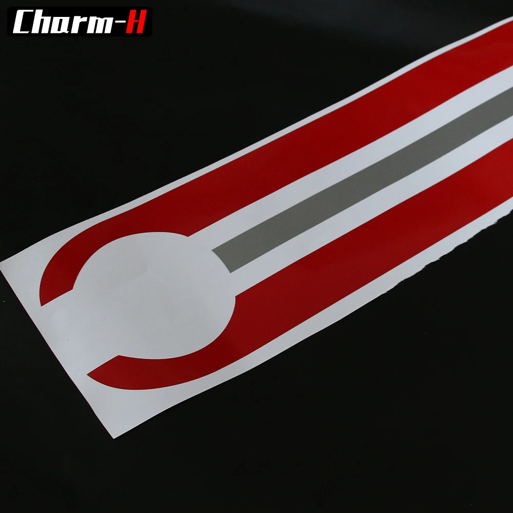 Bonnet Stripes Hood Decal Engine Cover Stickers for Mercedes Benz A C GLA GLC CLA 45 AMG W176 C117 W204 W205 W203 C63 W212 W211