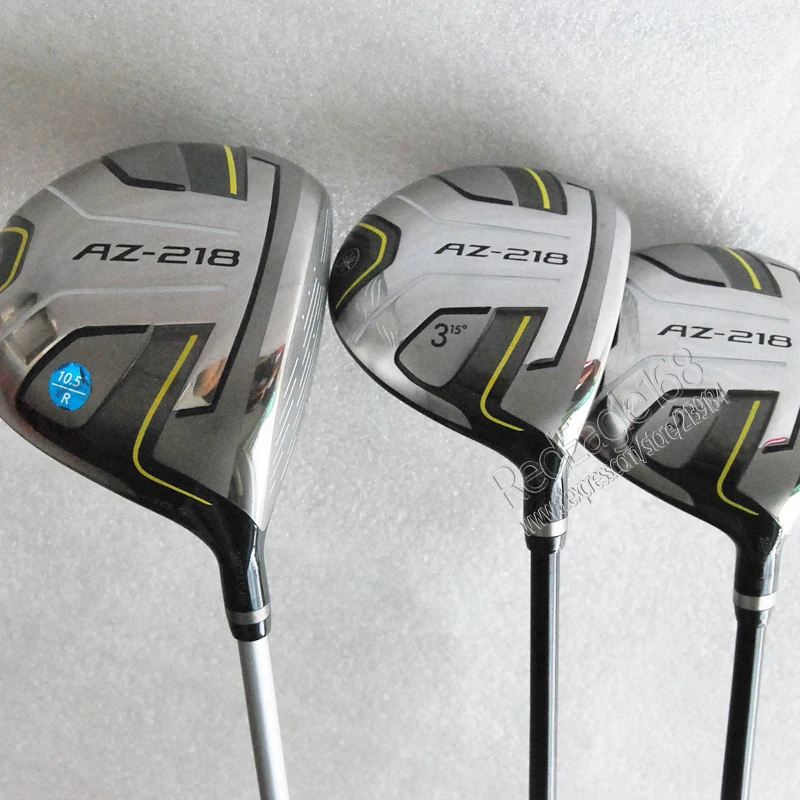 Новые cooyute мужские клюшки для гольфа AZ-218 Compelete Набор клюшек водитель+ 3/5 fairway wood+ утюги+ сумка графитовая клюшка для гольфа