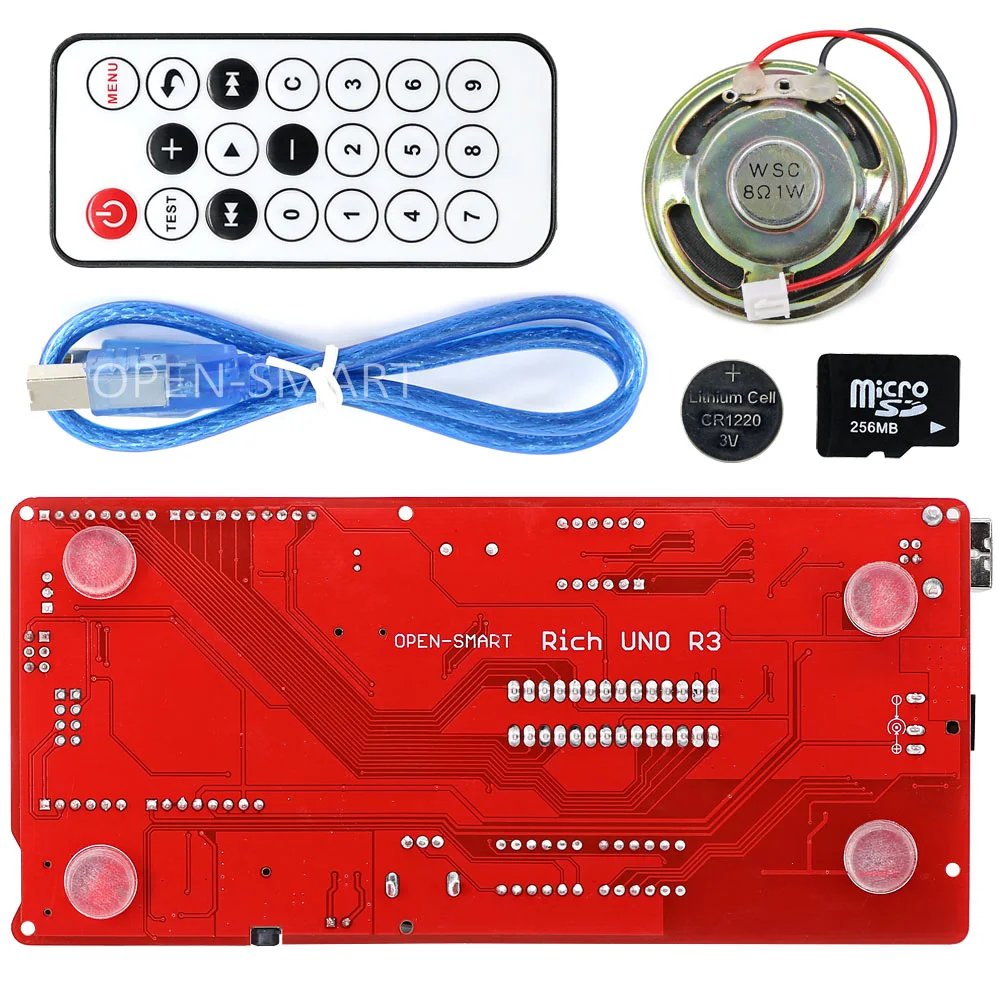 Богатый Многофункциональный UNO R3 Atmega328P макетная плата комплект для Arduino с MP3/DS1307 RTC/температура/сенсорный модуль датчика