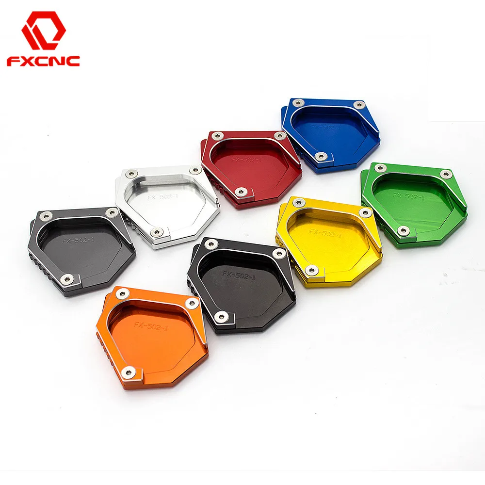 

FOR Benelli leoncino 500 BN302 BN251 bn302 bn251 Aluninum Motorcycle Side Stand Pad Plate Kickstand Enlarger Support Extension
