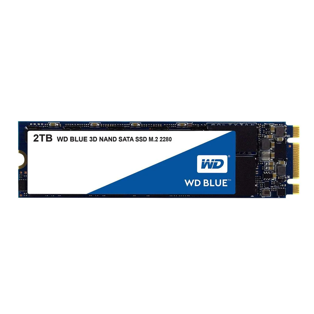 WESTERN DIGITAL WD BLUE 3D NAND SSD 2 ТБ внутренний SATA3.0 M.2 2280 NGFF твердотельный жесткий диск для