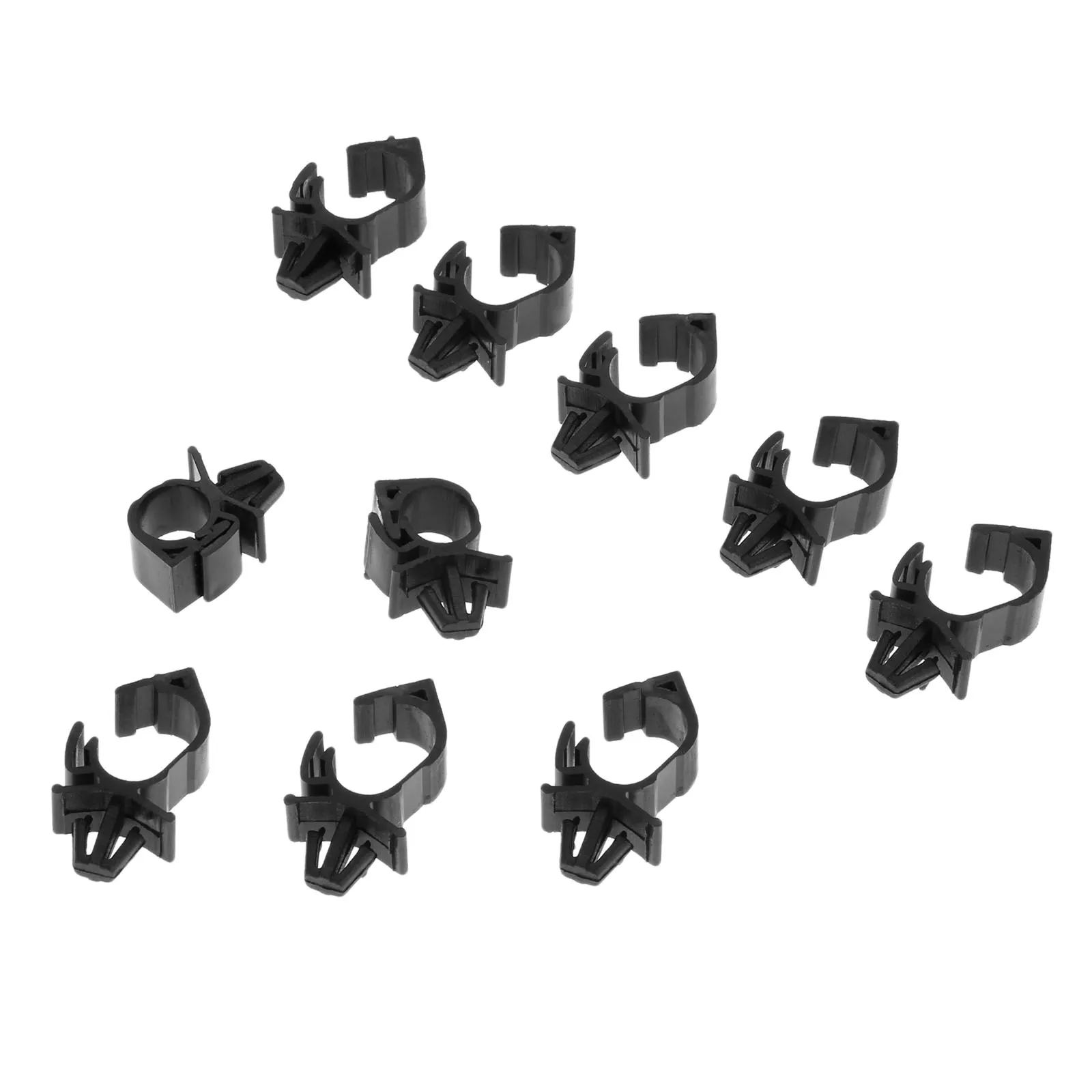 150pcs 12.4x25.5mm Universal Plastic Car Petrol Line Hose Wiring Harness Clip