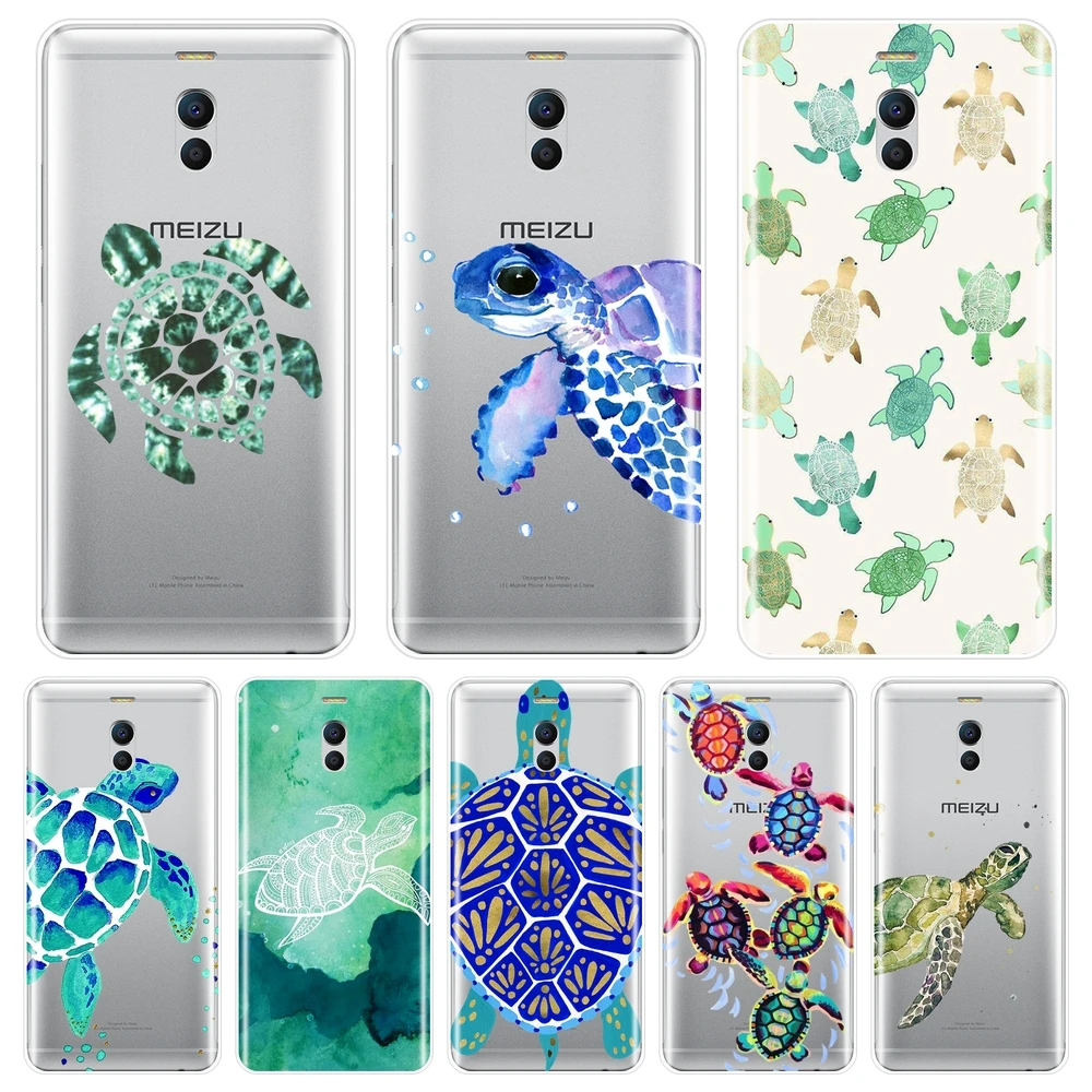 

Green Blue Turtle Phone Case For Meizu M6 M6S M6T M5 M5C M5S M3 M3S M2 Silicone Soft Back Cover For Meizu M2 M3 M5 M6 Note Case