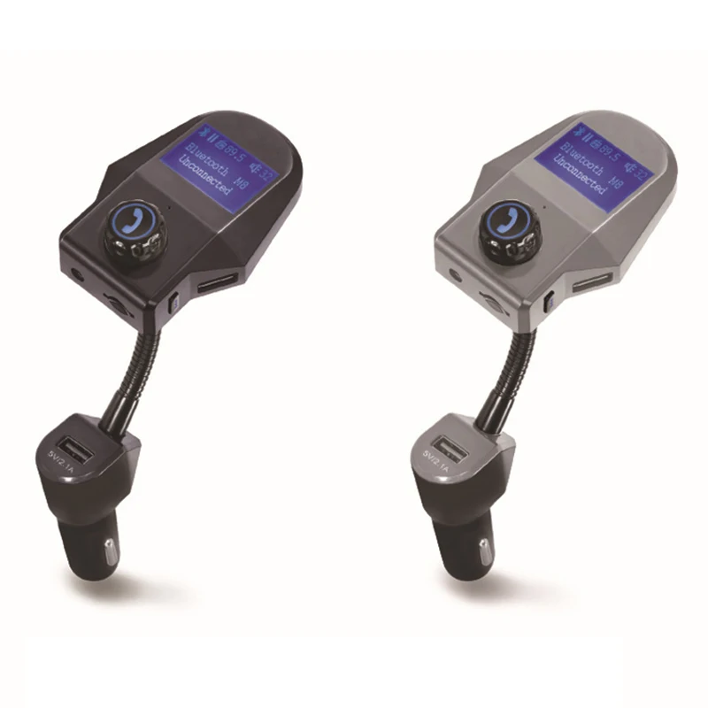 

Bluetooth Car Kit Handsfree MP3 Audio Music Player 3.5mm AUX Receiver Music FM Transmitter Modulator 5V/3.1A Car Charger