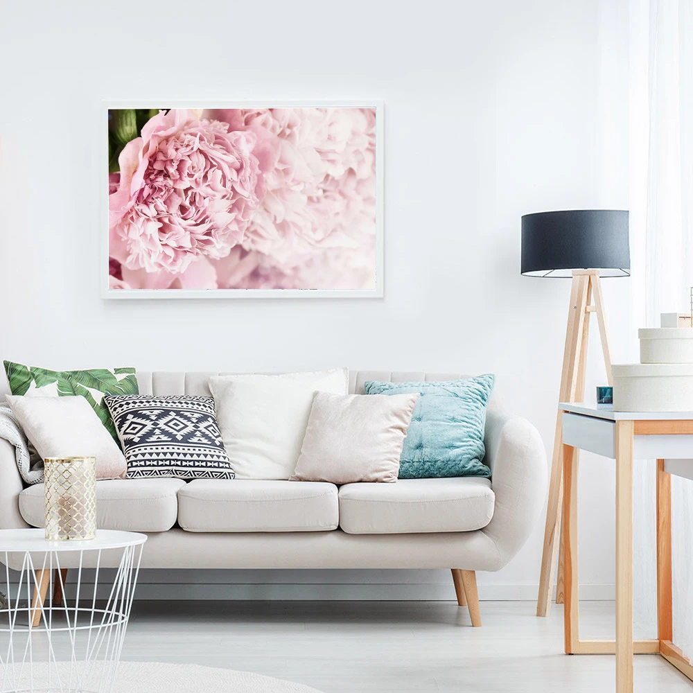 Cuadro Decoracion настенный поп арт румяна розовые пионы постеры и принты холст картина с