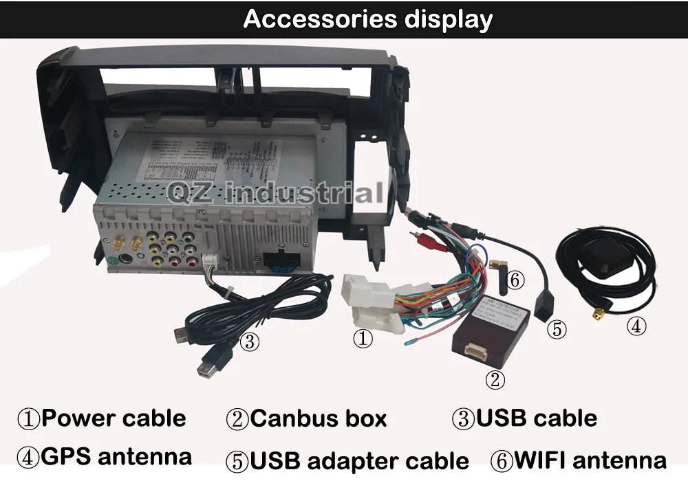 Perfect QZ industrial HD 9" Android 8.1 T8 Car DVD player for Toyota Prado Land Cruiser 150 2010-2013 with 3G 4G GPS BT WIFI Radio Navi 0