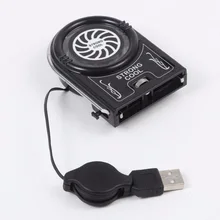50 шт. Мини Портативный usb-вентилятор для ноутбука, процессор для извлечения воздуха, охлаждающий вентилятор, вентилятор USB, черные компьютерные компоненты