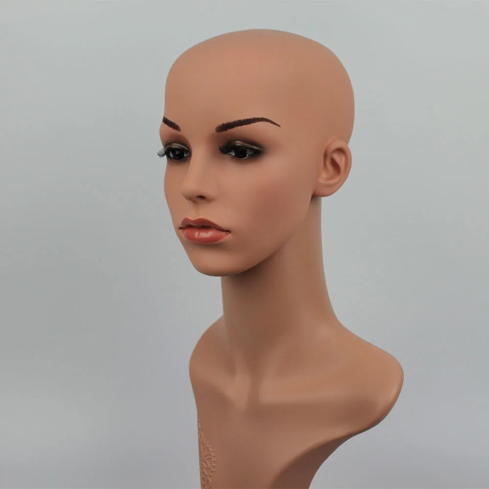 Высокое качество PE реалистичный манекен женщина головы париков D5 FIR|mannequin dummy head|wig