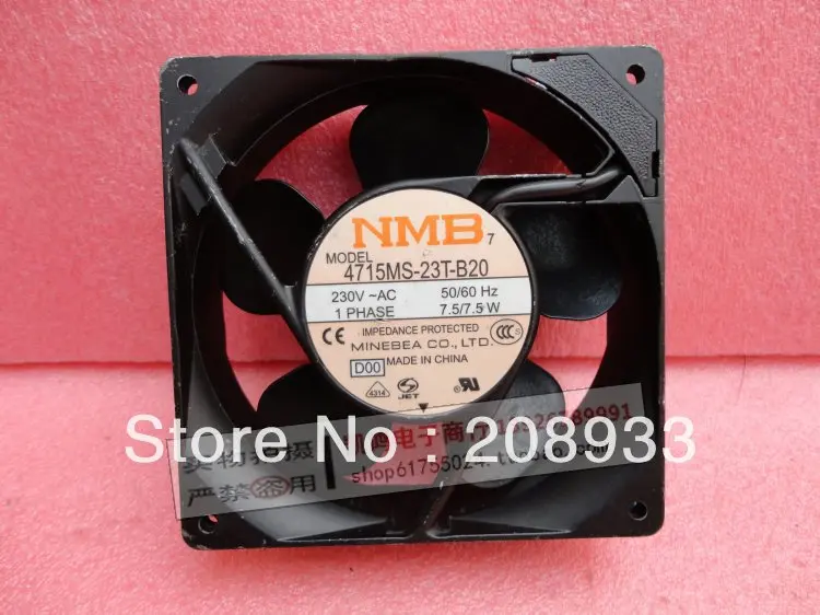 Бесшумный шкаф с двумя шариками 4715MS-23T-B20 12038 12 см + охлаждающий вентилятор |