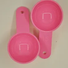 ZD 100 шт./лот Новые горячие DIY маска мерные ложки красная роза цвет пластик 15 г мерная ложка Супер полезные красота инструмент XN489M