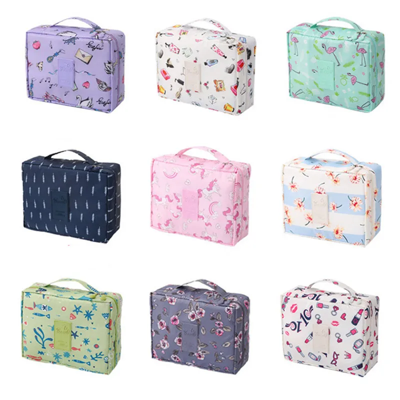 2019 جديد المرأة التجميل حقيبة الفتيات المكياج المنظم حالات ماكياج طقم أدوات تجميل تخزين السفر ضرورة الجمال الغرور غسل الحقيبة