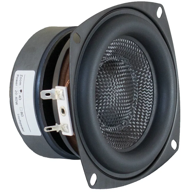Bacia de Fibra de Vidro Ghxamp 4 Polegada Unidade Hifi Subwoofer Woofer 4ohm 40 w Tecida Graves Profundos 1 Loudspeaekr Grande Magnético pc - Image 3
