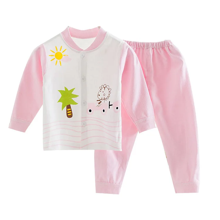 1 комплект; новая весенняя Модная рубашка для малышей; хлопковые комплекты нижнего белья для маленьких мальчиков и девочек; qiuyiqiku