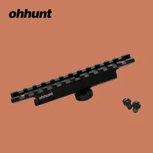 Ohhunt ручка для переноски модель 130 мм прозрачный Пикатинни Вивер 20 мм направляющая для прицела крепление база для охоты для M4 M16 ручка для переноски 15A