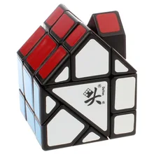 Dayan Bermuda House Puzzle Cube черно-белые ПВХ& матовые наклейки Cubo головоломки классические игрушки-Подарки
