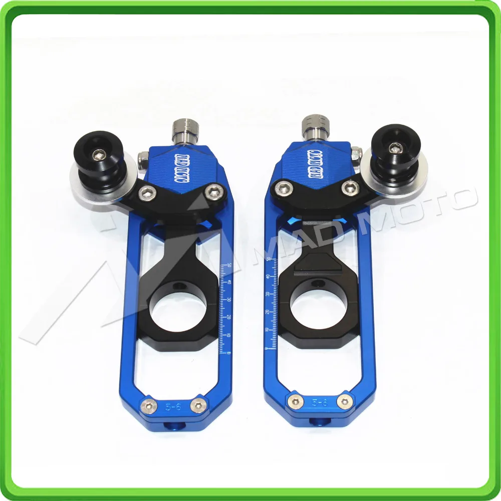 Motorcycle Chain Tensioner Adjuster with paddock bobbins kit for Yamaha