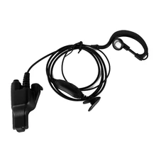 Walkie Talkie Earpiece Headset Mic PTT for Motorola Portable Radio GP900 GP1200 XTS2000 XTS2500 XTS3000 HT1000 JT1000 etc.