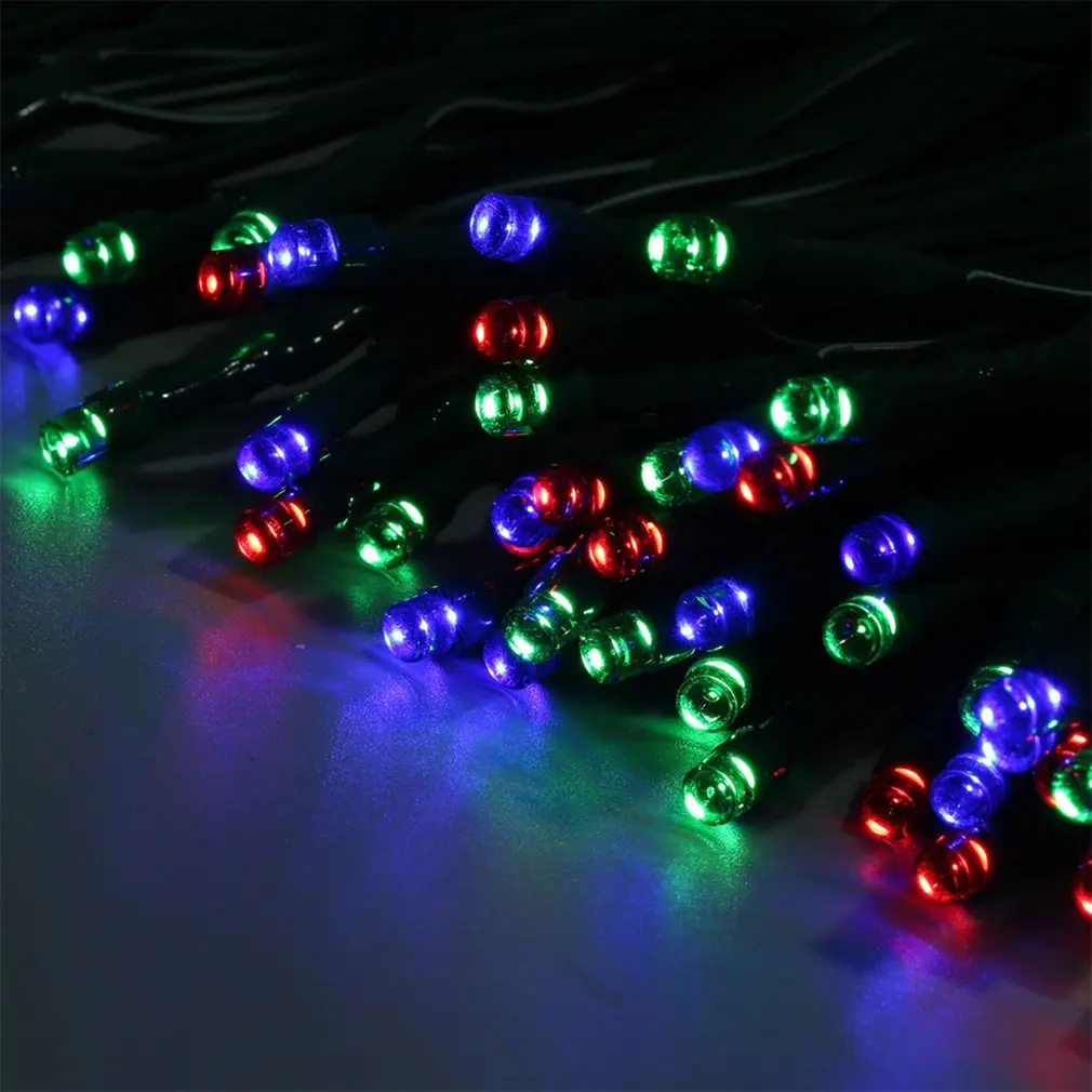 Декоративные лампочки на солнечной энергии 17 м 100LED открытый вечерние садовые Свадебные ограждающее украшение беспроводной питание от солнечной водонепроницаемый