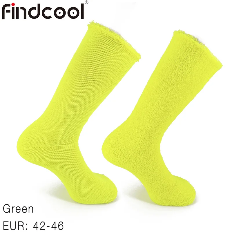 Green EUR 42-46 Findcool носки для ходьбы из мериносовой шерсти походные носки для пешего туризма на открытом воздухе унисекс теплые удобные дышащие носки для кемпинга - Цвет: Green EUR 42-46