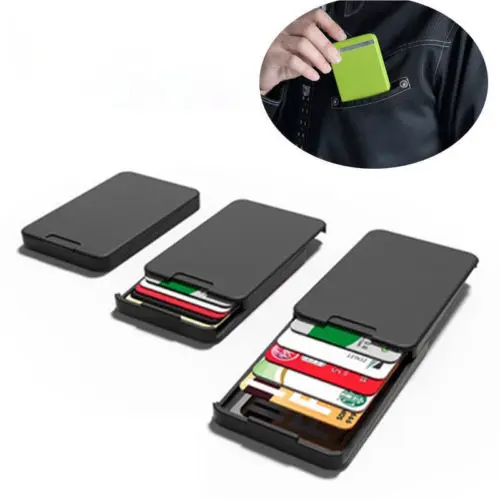 

The Ingenious Wallet BLACK with RFID Blocking Card The MINIMALIST and INGENIOUS
