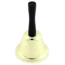 XFDZ-школьный Ресторан 3 дюйма Dmr ручной Колокольчик золотой черный металл