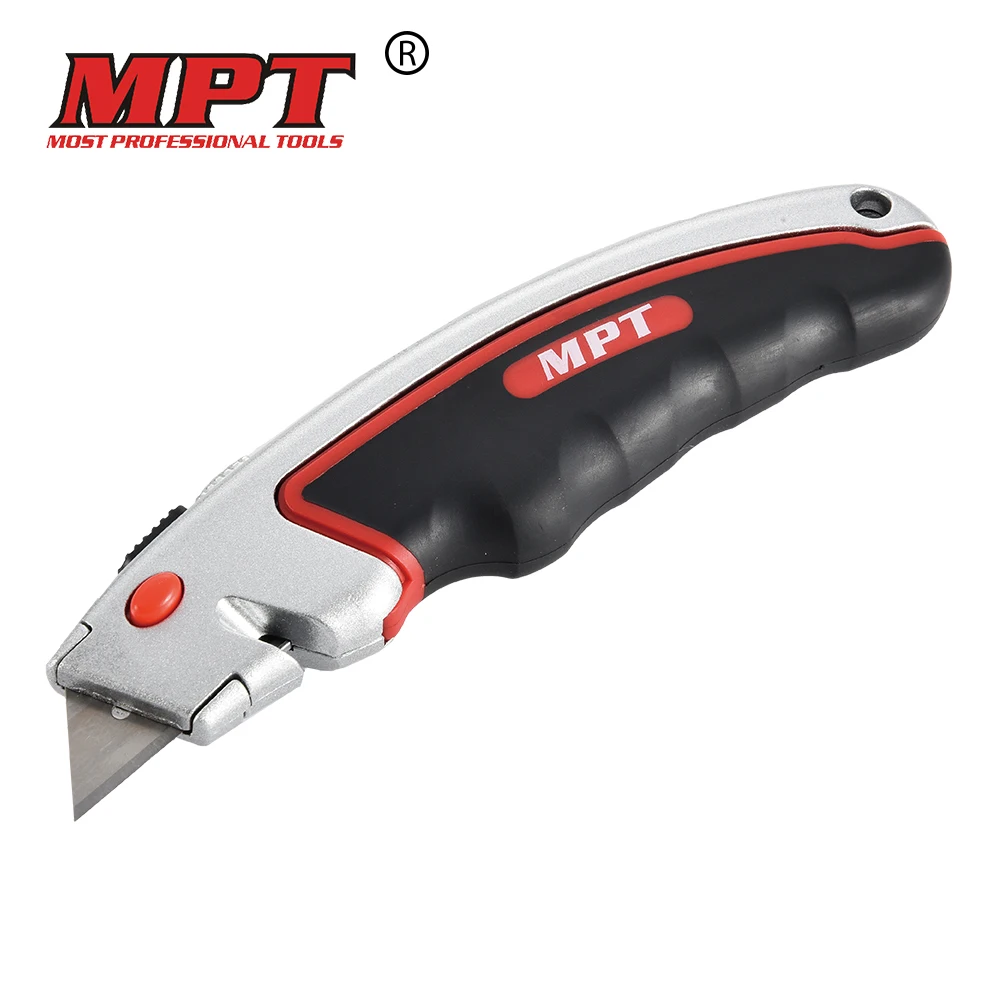 MPT 61x19mm Utility Knife Portable Utility Knife Paper Cutter Cutting Paper Razor Blade Office